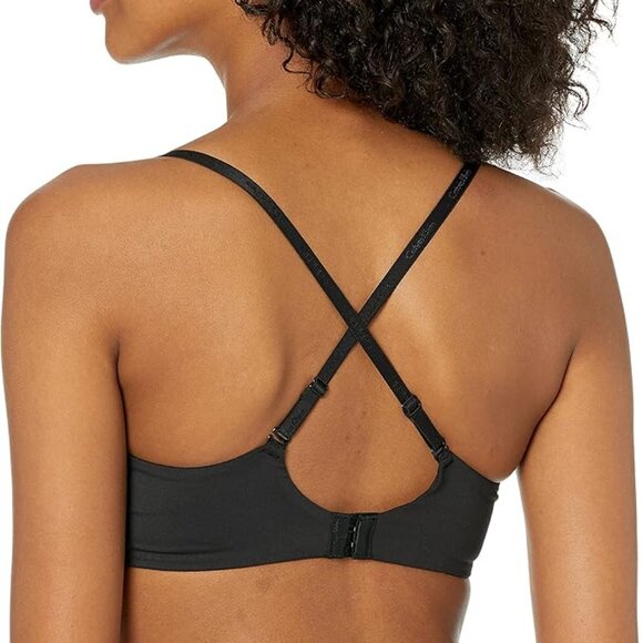 **Calvin Klein** Women's Constant Push Up Plunge Bra 32A black NWT - Picture 3 of 6